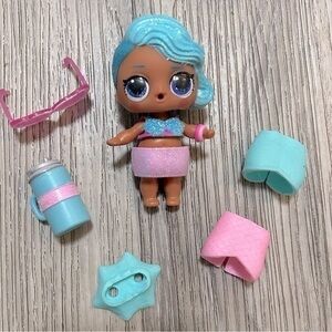 LOL Surprise! Ultra Rare Glitter Glam SPLASH QUEEN mermaid doll with accessories